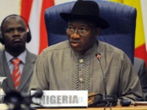 Le président Nigerien Goodluck Jonathan AFP PHOTO / PIUS UTOMI EKPEI