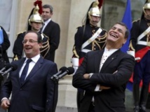 Rafael Correa salue un «pacte stratégique» entre la France et l'Equateur Rafael Correa salue un «pacte stratégique» entre la France et l'Equateur