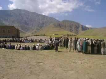 Présente depuis 10 ans dans la province de Faryab, en Afghanistan, l'ONG Acted y mène des activités de développement, et, comme ici, d'appuis aux communautés Acted