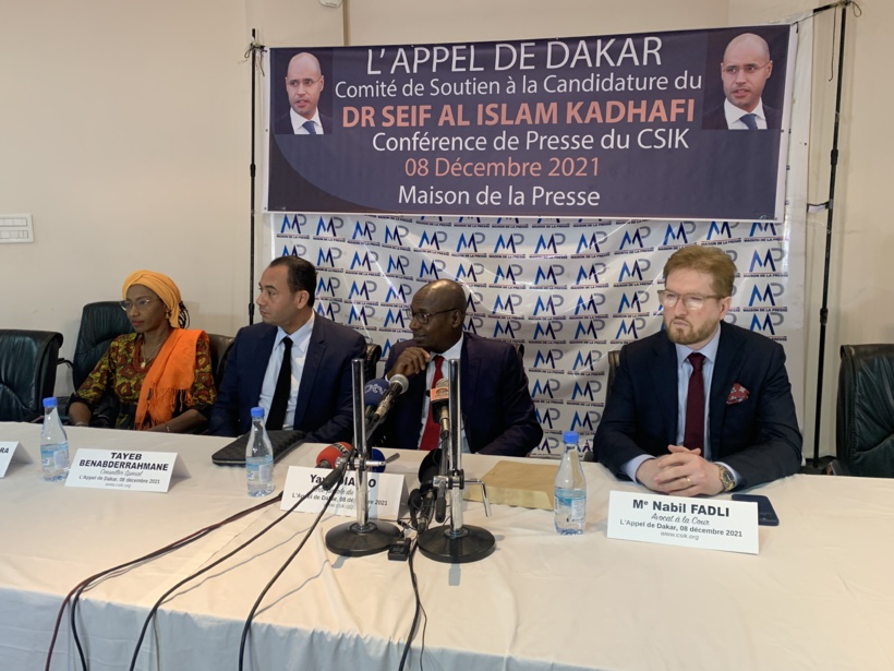 Présidentielles en Libye: depuis Dakar, les soutiens de Seif Al Islam sonnent l’alerte Présidentielles en Libye: depuis Dakar, les soutiens de Seif Al Islam sonnent l’alerte