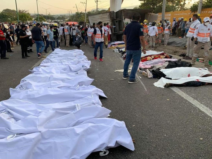 Mexique: 53 migrants tués dans un accident de la route près du Guatemala