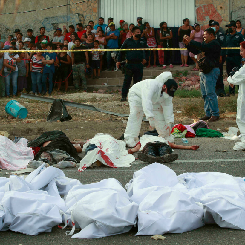 Des dizaines de migrants tués dans un accident de camion au Mexique