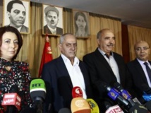 Les représentants des organisations médiatrices à Tunis, le 21 septembre 2013. REUTERS/Anis Mili