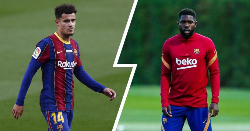 Opération dégraissage au Barça: Coutinho, Umtiti, Dest, Yusuf Demir et Luuk de Jong dans le viseur des dirigeants Opération dégraissage au Barça: Coutinho, Umtiti, Dest, Yusuf Demir et Luuk de Jong dans le viseur des dirigeants