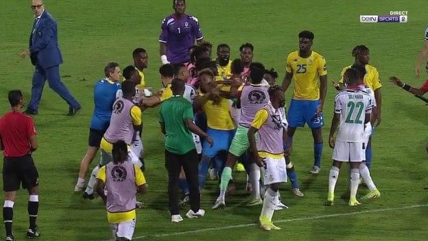 #CAN2021 - Le match Ghana-Gabon se termine en bagarre générale