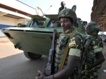 Les soldats burundais arrivent en Centrafrique dans le cadre de la Misca, le 15 décembre 2013.