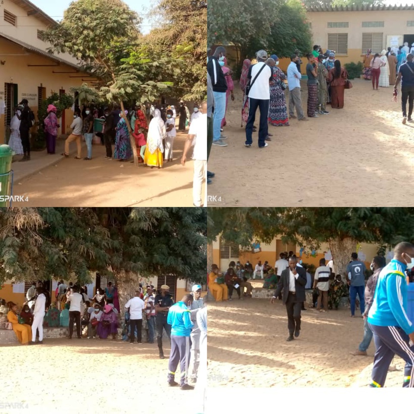 Mermoz Sacré-Cœur : forte affluence au centre de vote de Soham Wardini et de Barthélémy Dias Mermoz Sacré-Cœur : forte affluence au centre de vote de Soham Wardini et de Barthélémy Dias