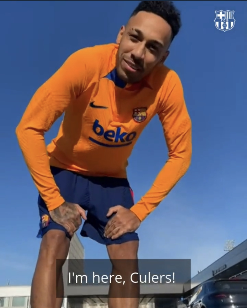 C’est officiel, Aubameyang est un joueur du Barça