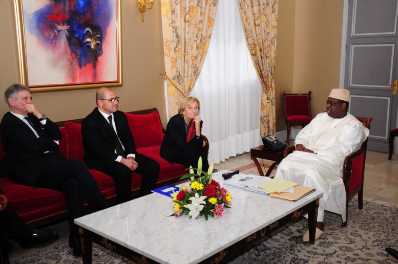 Photos Audience Mme Emma Bonino, ministre Affaires Etrangères Italie