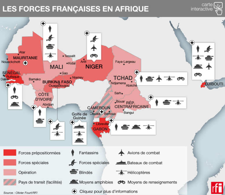 La France «réarticule» ses forces militaires dans la zone sahélo-saharienne
