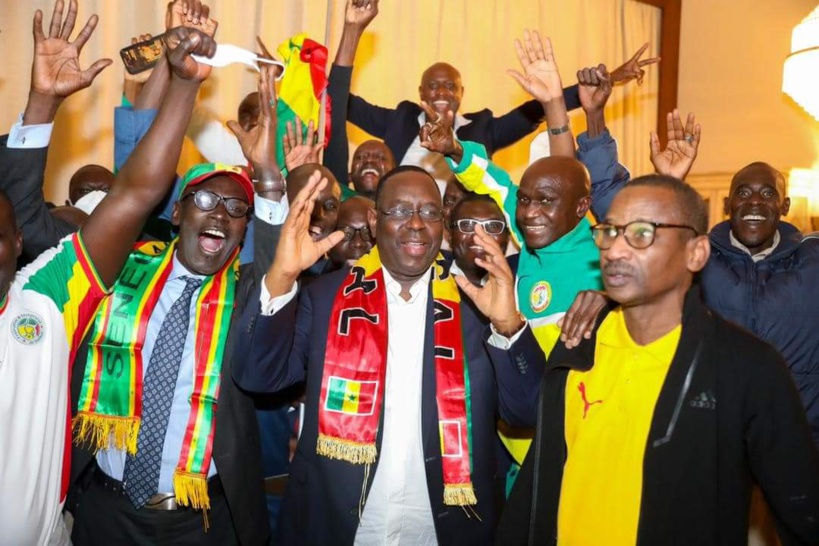 Macky Sall compte récompenser les "Lions" à la mesure de leurs efforts