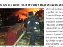 Chine: grave incendie dans un centre de bouddhisme tibétain dans le Sichuan