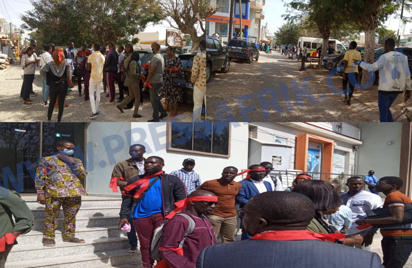 Sit-in devant la Direction Générale de la Sapco : les agents en rogne réclament 3 mois d’arriérés de salaire Sit-in devant la Direction Générale de la Sapco : les agents en rogne réclament 3 mois d’arriérés de salaire