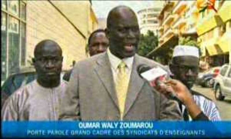 Oumar Waly Zoumarou du grand cadre des enseignants : « L’Etat a 48 heures pour réagir, faute de quoi… » Oumar Waly Zoumarou du grand cadre des enseignants : « L’Etat a 48 heures pour réagir, faute de quoi… »