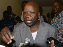 Simon Compaoré peu après son départ du CDP, le 7 janvier 2014. AFP PHOTO / AHMED OUOBA