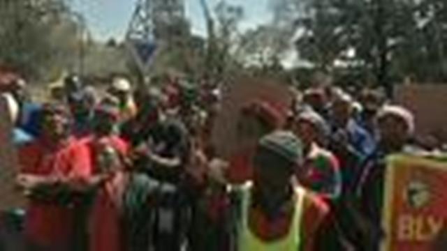 Grève dans les mines de platine d’Afrique du Sud