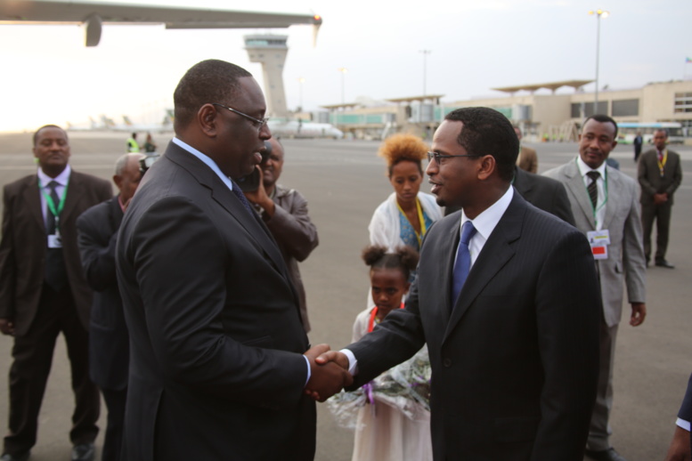 Le Président Sall discute du financement des infrastructures à Addis Abeba Le Président Sall discute du financement des infrastructures à Addis Abeba