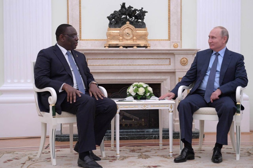 Macky Sall s'est entretenu avec Poutine ce matin Macky Sall s'est entretenu avec Poutine ce matin