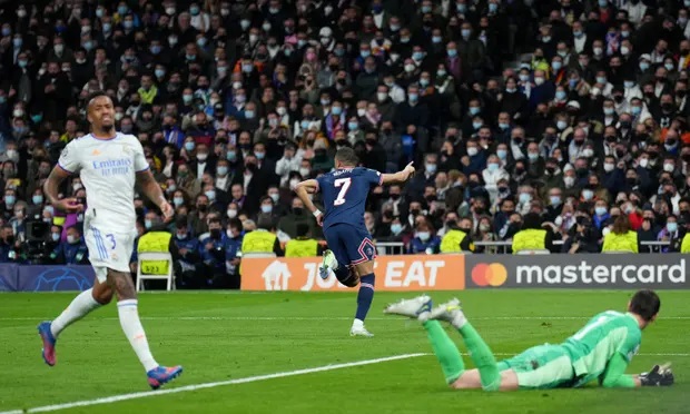 ​8e de finale Ligue des Champions : le PSG mène 1-0 sur la pelouse du Real