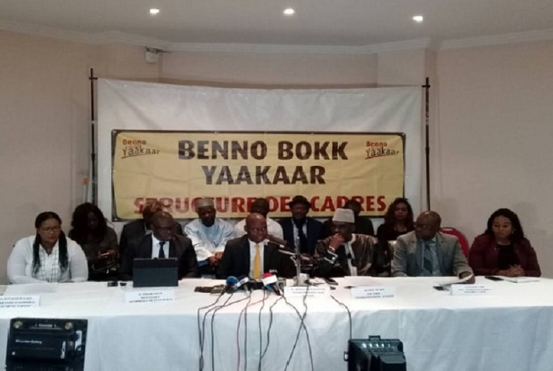 Benno Bokk Yaakar (Bby) face à la presse cet après-midi 