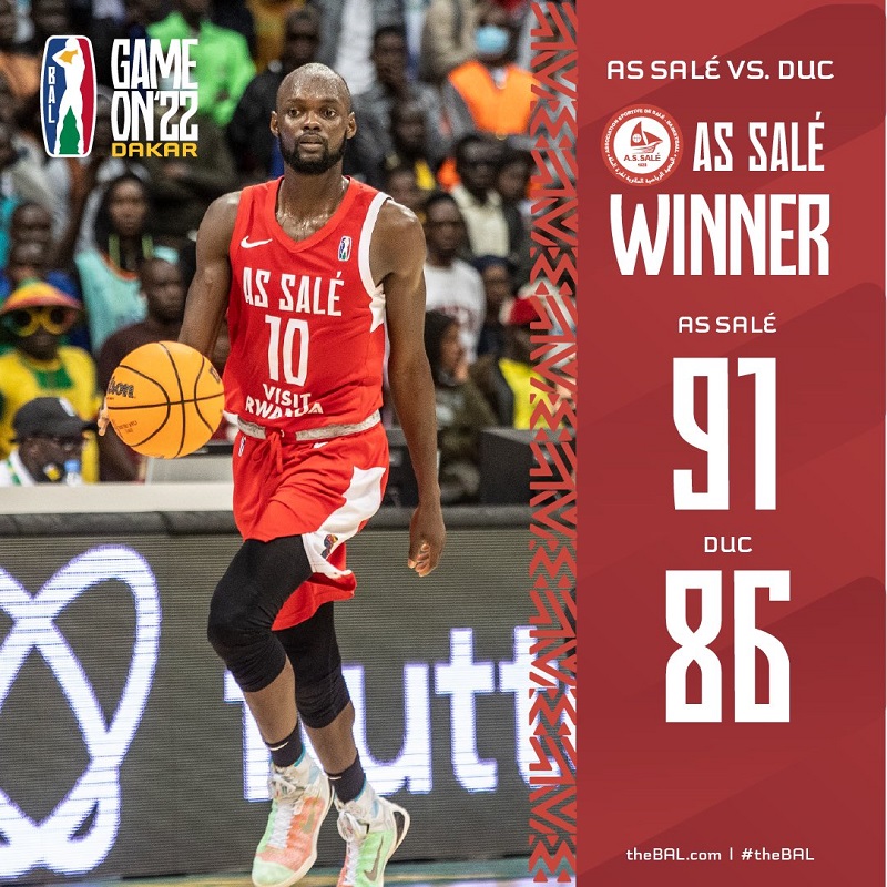 Basket-Ball Africa League : le DUC perd devant l’AS Salé et quitte la BAL Basket-Ball Africa League : le DUC perd devant l’AS Salé et quitte la BAL