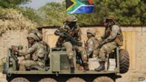 Les forces de la Misca à Bangui