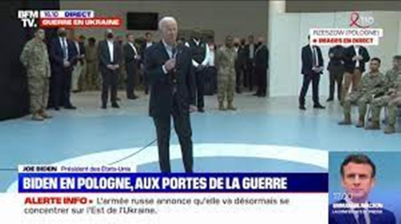 En Pologne, Joe Biden évoque «la bataille entre les démocraties et les autocrates» En Pologne, Joe Biden évoque «la bataille entre les démocraties et les autocrates»