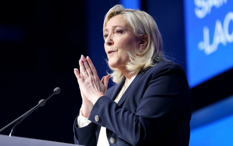 Marine Le Pen évacuée d’un plateau de télé en Guadeloupe Marine Le Pen évacuée d’un plateau de télé en Guadeloupe