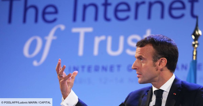 Emmanuel Macron veut interdire l’anonymat sur les Réseaux sociaux