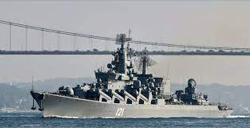 Guerre en Ukraine: un croiseur russe endommagé dans la mer Noire