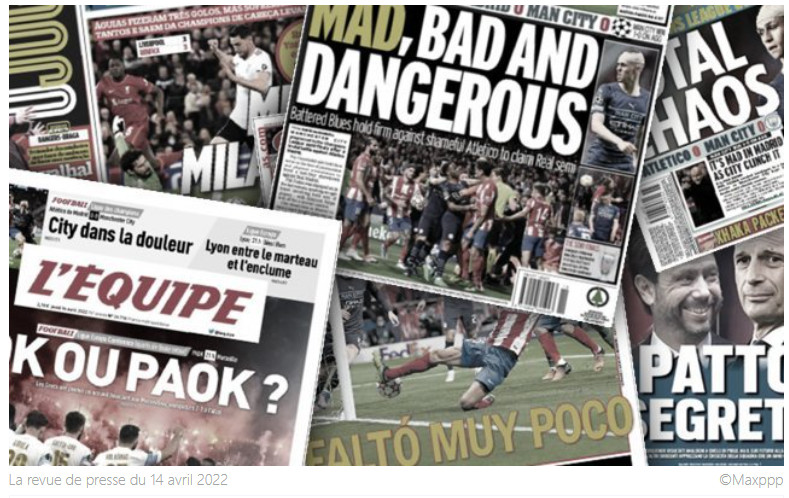 La bagarre entre les joueurs de l'Atlético de Madrid et City scandalise l'Angleterre !