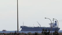 Le pétrolier nord-coréen «Gloire du matin» dans le port d'Al-Sedra, en Cyrénaïque, dans l'est de la Libye, le 8 mars 2014.