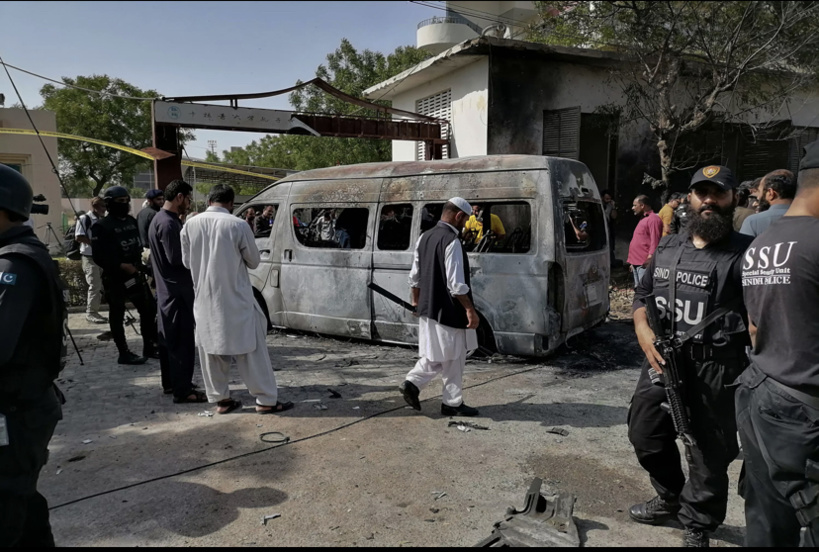 Pakistan: attentat suicide près d'un institut chinois de Karachi revendiqué par des séparatistes baloutches