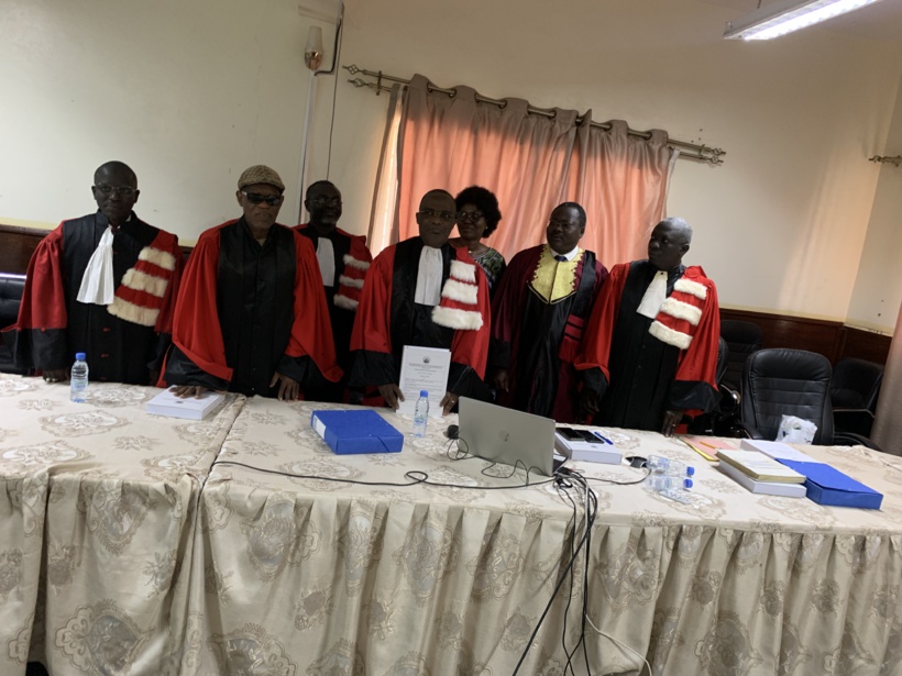 Soutenance de thèse à l’UGB: mention Très honorable avec félicitations du Jury et autorisation de publier la thèse, pour le premier Secrétaire général adjoint du gouvernement béninois Soutenance de thèse à l’UGB: mention Très honorable avec félicitations du Jury et autorisation de publier la thèse, pour le premier Secrétaire général adjoint du gouvernement béninois