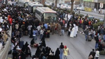 Des migrants illégaux se préparent à quitter l’Arabie saoudite. REUTERS/Faisal Al Nasser