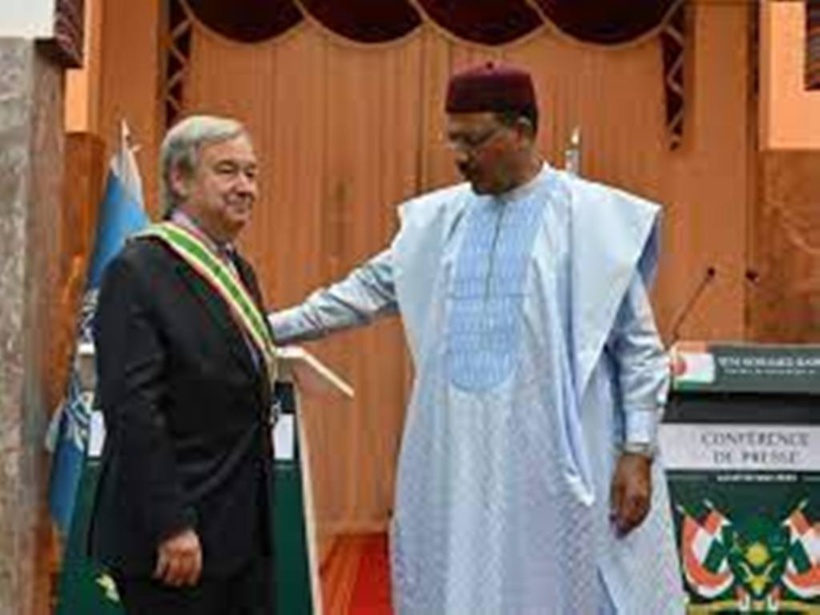 À Niamey, Antonio Guterres «salue la vie démocratique du Niger» À Niamey, Antonio Guterres «salue la vie démocratique du Niger»