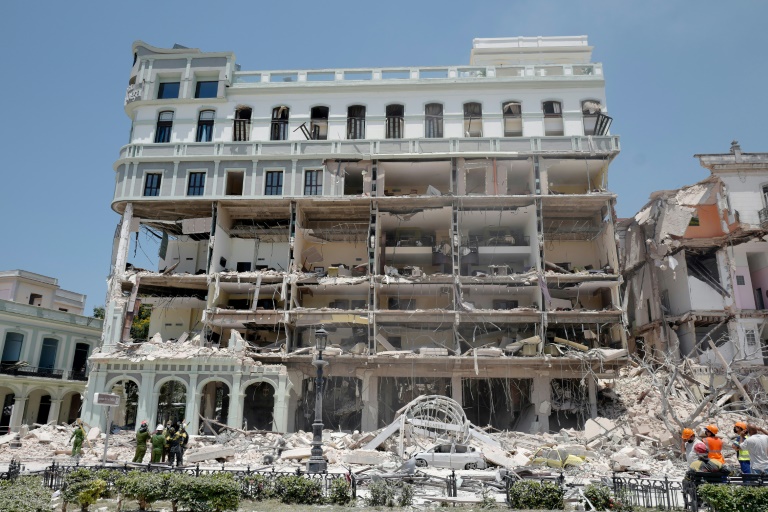 Vingt-deux (22)  morts dans l'explosion d'un hôtel à Cuba, selon un nouveau bilan officiel