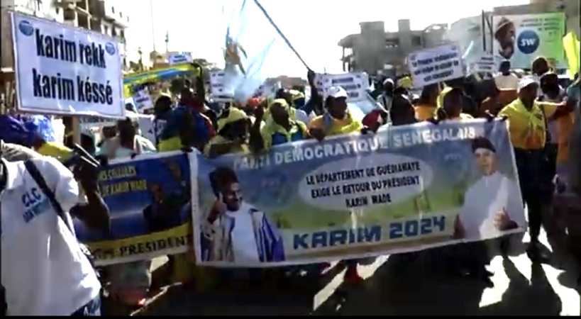 Guédiawaye: les militants du PDS exigent le retour et la candidature de Karim Wade