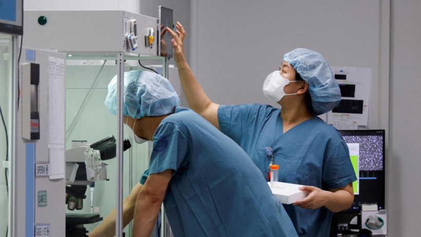 Corée du Nord: 187000 personnes «isolées et soignées» pour fièvre (média d'État) Corée du Nord: 187000 personnes «isolées et soignées» pour fièvre (média d'État)