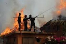 Incendie à Kaolack : trois enfants consumés par le feu Incendie à Kaolack : trois enfants consumés par le feu