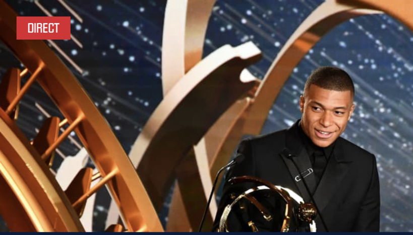Kylian Mbappé (PSG) élu meilleur joueur de Ligue 1 aux trophées UNFP pour la troisième fois