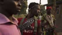 Des combattants anti-balaka à Bangui, le 15 janvier 2014.