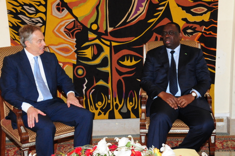 Tony Blair et le président Sall parlent du PSE Tony Blair et le président Sall parlent du PSE