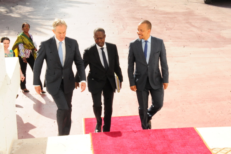 Tony Blair et le président Sall parlent du PSE