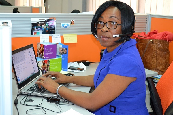 La directrice Microsoft Afrique de l'Ouest et du Centre, Madame Victoria Uwadoka