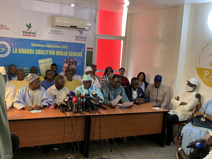 Wallu Sénégal et Yéwwi Askan Wi donne rendez-vous le 08 juin pour un grand rassemblement Wallu Sénégal et Yéwwi Askan Wi donne rendez-vous le 08 juin pour un grand rassemblement