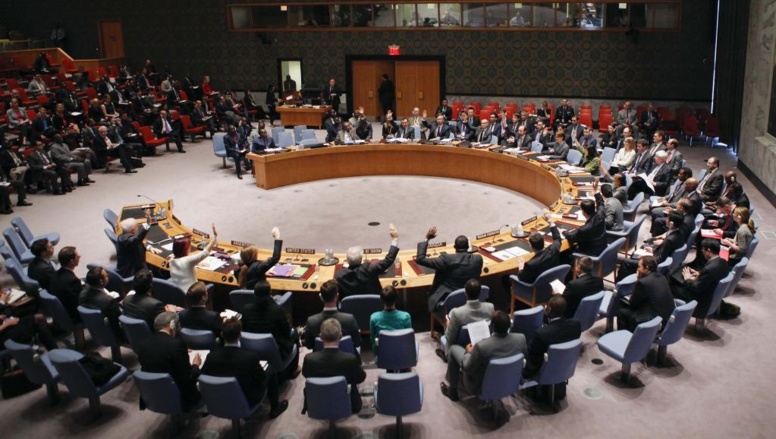 Conseil de sécurité de l'ONU à New York au moment du vote, jeudi 10 avril 2014.