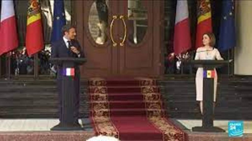 "La France est l'un des premiers soutiens de la Moldavie", insiste Emmanuel Macron "La France est l'un des premiers soutiens de la Moldavie", insiste Emmanuel Macron