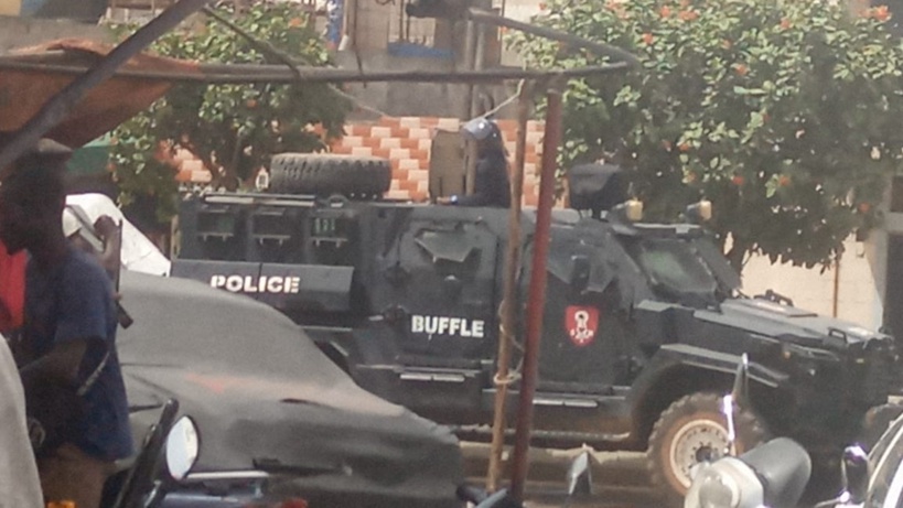 Procès Ahmet Aïdara: le Tribunal de Pikine-Guédiawaye sous haute surveillance policière Procès Ahmet Aïdara: le Tribunal de Pikine-Guédiawaye sous haute surveillance policière