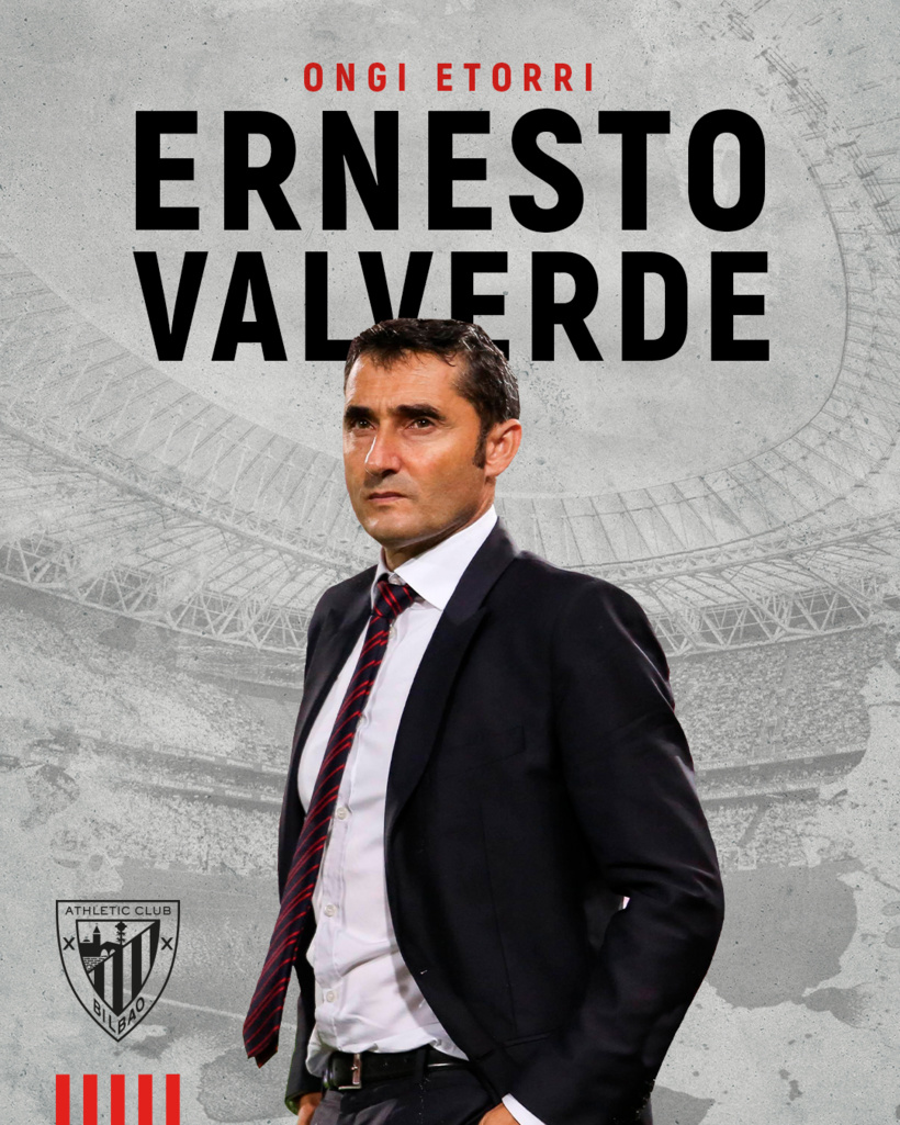 Ernesto Valverde, nouvel entraîneur de l'Athletic Ernesto Valverde, nouvel entraîneur de l'Athletic